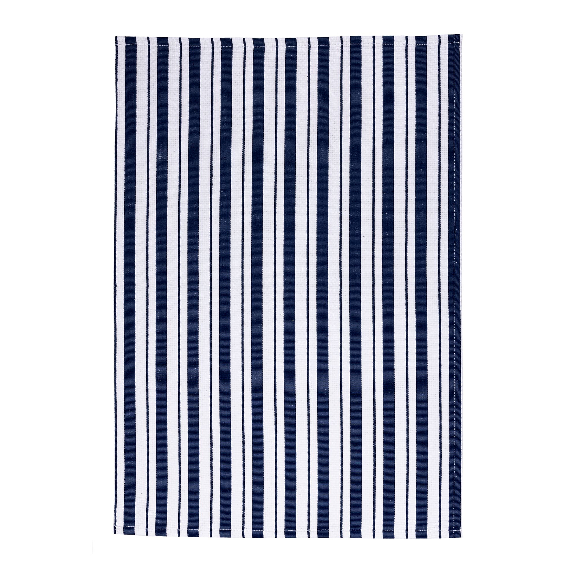 MUkitchen Blue Basketweave Kitchen Towel